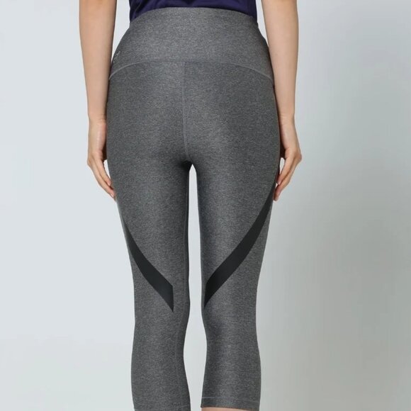 PUMA Heathered Gray PWRSHAPE 3/4 Capri Training Leggings – Women’s Medium (EUC) - Picture 9 of 14